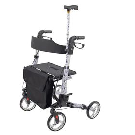 Rollator Leichtgewicht 3-fach faltbar Set mit Gehstock