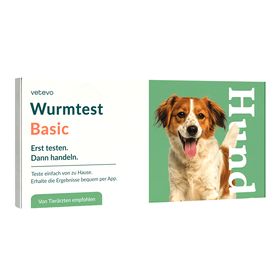 Wurmtest Basic Hund inkl. Spulwürmer, Hakenwürmer & Co.