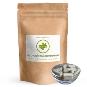 vitalundfitmit100® Bio Bockshornklee Extrakt Kapseln