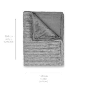 medisana HB 680 Strick Kuschelheizdecke