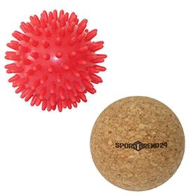 Sporttrend24 ø Massageball Iall + Faszienball Cork