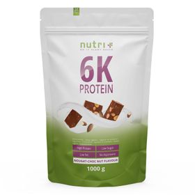 nutri+ 6K Eiweißpulver 1kg - Protein Shake ohne Whey