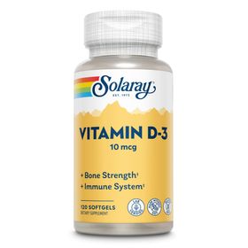 Solaray Vitamin D3 10 mcg