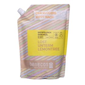 benecos Nachfüllbeutel - Zitrone Duschgel 2in1 Bio Haut und Haar