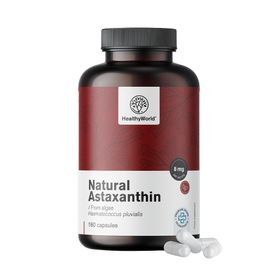 HealthyWorld Natürliches Astaxanthin 160 mg „Königskarotinoid“