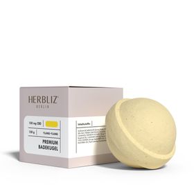 HERBLIZ Ylang-Ylang CBD Badekugel