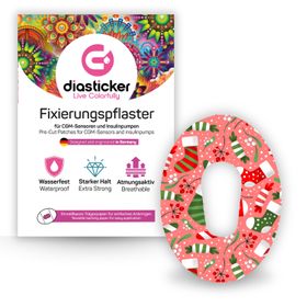 Diasticker® Dexcom G6 Fixiertapes "Holiday Cheer"