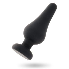 Intense anal plug pipo m silicone black 11 cm