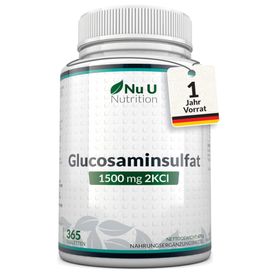 Nu U Nutrition Glucosamin Sulfat 1500mg 2KCI  Tabletten