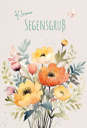 Kleiner Segensgruß Grußkarte