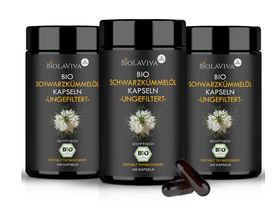 BIOLAVIVA Premium BIO-Schwarzkümmelöl Kapseln