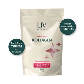 LIV Kollagen Pulver NEUTRALER GESCHMACK & GERUCH 50 Portionen