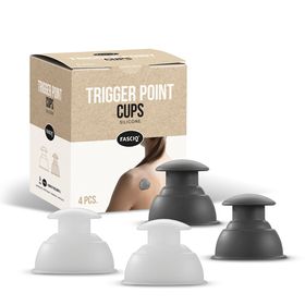 FASCIQ® EasyPush, Triggerpoint Schröpfkopf Set, lokal cuppen