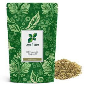 tea4me BIO Magenwohl Kräuterwohl Kräutertee mit Kümmel-Anis-Fenchel-Geschmack