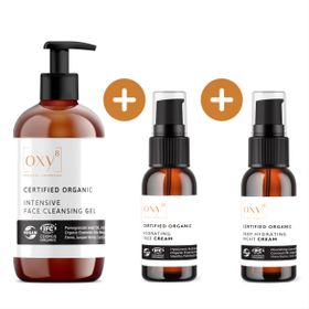 oxy8 Naturkosmetik - Anti-Aging Set für Männer REINIGUNGS GEL, TAGES- & NACHTCREME