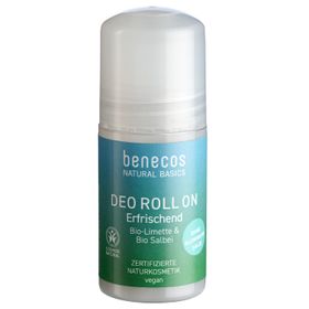 benecos Natural Basics Deo Roll-on Erfrischend Bio-Salbeiwasser