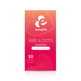 EasyGlide - Ribs and Dots Kondome