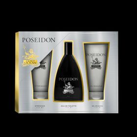 Instituto Español Poseidon Gold Ocean For Men EdT  Set 3 Artikel