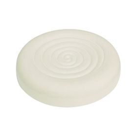 Bergland - runder Duftstein weiß - Unterseite glasiert