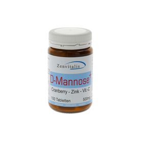Zenvitalis D-Mannose plus Cranberry + Zink + Vitamin C - 100 Tabletten
