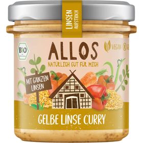 Allos Linsen‑Aufstrich Gelbe Linse Curry