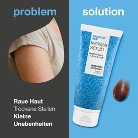 Australian Bodycare Körperpeeling gegen Keratosis pilaris