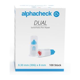 alphacheck DUAL Sicherheits-Pen-Nadeln