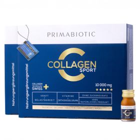 Kollagen Trinkampullen – Primabiotic Collagen Sport 10000 mg mit Orthokieselsäure | 60 Shots 30ml