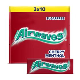 AIRWAVES Multipack Cherry Menthol 3x10 Dragees (1 Packung - Einzelartikel)