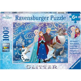 Ravensburger Ravensburger 13610 Puzzle Frozen Glitzernder Schnee 100 200 Teile xxl