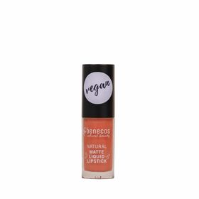 benecos Natural Beauty Matte Liquid Lipstick coral kiss Bio