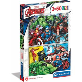 Clementoni Puzzle The Avengers, 2x60tlg.