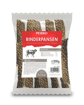 PERRO Rinderpansen - Kauartikel für Hunde