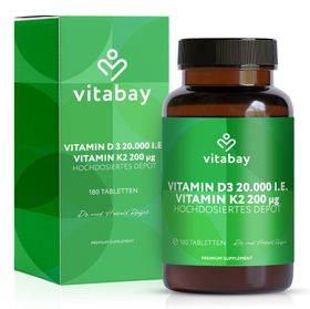 Vitabay Vitamin D3 20000 IE + K2
