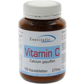 Zenvitalis Vitamin C hochdosiert gepuffert – 150 Vitamin C Kautabletten à 270mg Vitamin C