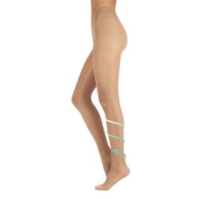 CALZITALY Kompressionsstrumpfhose 140 DEN, starker abgestufter Kompression 15-21 mm/Hg, Made in Itay