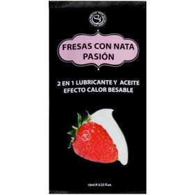 Secretplay single dose lubricant strawberries & cream