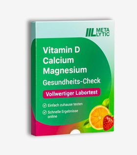 Vitamin D Test, Calcium Test & Magnesium Test (vollwertiger Labortest)