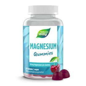 Magnesium Gummibärchen für Erwachsene & Kinder I 180 mg Magnesiumcitrat I Kirsch-Geschmack I vega...
