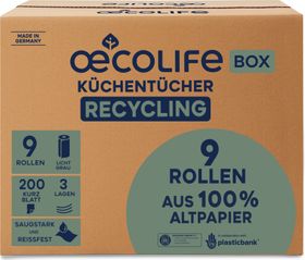 oecolife Küchentücher RECYCLING