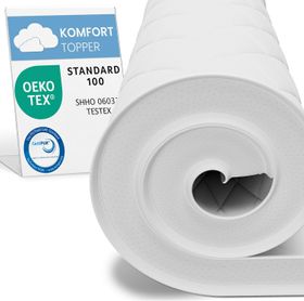Bestschlaf Komfortschaum Topper Matratzenauflage, 6 cm dick, 90x200 cm