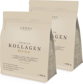 JIKOAII Kollagenpulver MENO - Kollagen mit Coenzym Q10, Zink, Spermidin & MSM - Menopausekomplex
