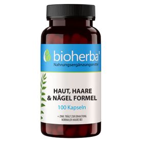 Bioherba Haut, Haare und Nägel Formel Kapseln