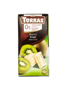Torras White&Kiwi Chocolate