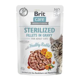 Brit Care Cat - Fillets in Gravy with Healthy Rabbit - Sterilized