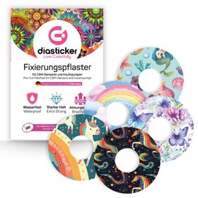 Diasticker® FreeStyle Libre 3 / 3 Plus Fixiertapes "Mix-Paket Fairytale"