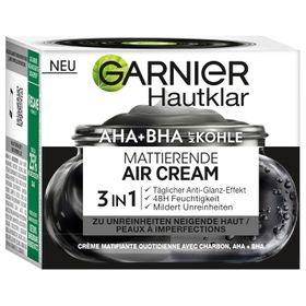Garnier Gesichtscreme SkinActive AHA+BHA mit Kohle 3in1