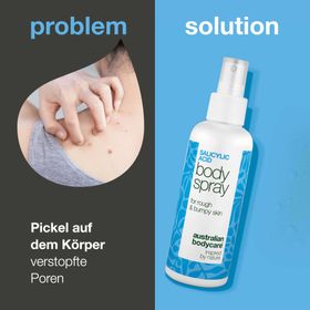 Australian Bodycare Salicylic Spray gegen Hautunreinheiten und verstopfte Poren
