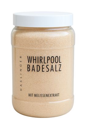 Haslinger Whirlpool Badesalz mit Melissen Extrakt