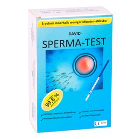 David Spermatest Set semen sperm Fruchtbarkeitstest für Männer